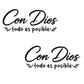 🔥Compra 1 y llévate 1 GRATIS🎁Sticker de frase inspiradora para auto