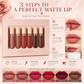 💄 Lápiz labial líquido mate aterciopelado en 12 colores