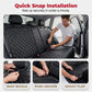 🎯 Asiento de Coche Plegable para Perros – Transportín Portátil de Viaje y Asiento Elevador de Seguridad