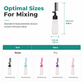 Squeeze Hair Coloring Applicator Bottle with Comb