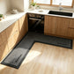 🏠 Alfombra de Cocina en L de Secado Rápido