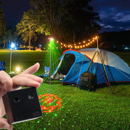 🔥Luz láser RGB recargable y portátil para fiestas