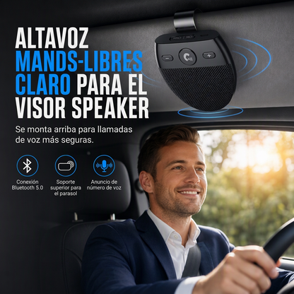 🚗 50% de descuento ahora ✨ Altavoz Bluetooth SP11 parasol para el coche — Llamadas manos libres 📞
