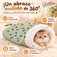 🐱 Cama de sacco suave para gatos y perros pequeños | Interior de felpa térmica suave y diseño envolvente de 360° | Bolsillo semicerrado cálido y lavable a máquina 🐾