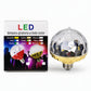 Luz de escenario de bola mágica de cristal giratorio LED RGB