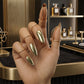 Anillo de punta de dedo de metal, accesorio de joyería de moda