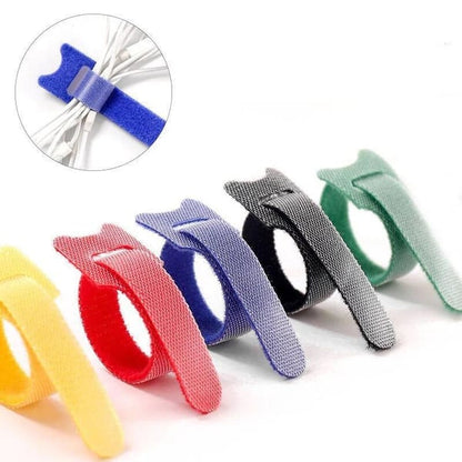 Cinta de sujeción de velcro adhesiva tipo T