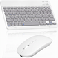 Set de teclado y ratón inalámbricos Bluetooth silenciosos