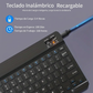Set de teclado y ratón inalámbricos Bluetooth silenciosos