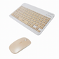 Set de teclado y ratón inalámbricos Bluetooth silenciosos