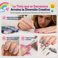 Paquete de 12 marcadores de brillo de doble punta y resaltadores, 24 colores, bolígrafos de punta de pincel suave de doble extremo para dibujo artístico de estudiantes