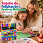 Paquete de 12 marcadores de brillo de doble punta y resaltadores, 24 colores, bolígrafos de punta de pincel suave de doble extremo para dibujo artístico de estudiantes