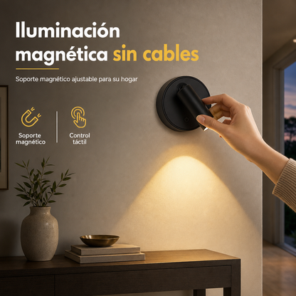 Luz LED de Pared Recargable con Sensor de Movimiento