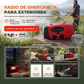 🎉 ¡50% DE DESCUENTO AHORA! 📻 Radio de Emergencia Solar Portátil y Manivela – Luz LED y NOAA ✨