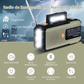 Radio meteorológica de emergencia solar de manivela