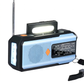 Radio meteorológica de emergencia solar de manivela