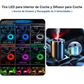 🎁¡50% DE DESCUENTO AHORA!🚨Tira LED de atmósfera para interior del coche💡Opciones multicolor🔌Alimentado por USB✨Fácil instalación Luz ambiental para tablero y puertas