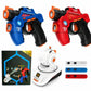 ❄️🎀 Haz que esta Navidad sea mágica ✨🎁 Set de pistolas láser infrarrojas para niños – 2 mini pistolas y 1 proyector con sonido y luces