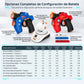 ❄️🎀 Haz que esta Navidad sea mágica ✨🎁 Set de pistolas láser infrarrojas para niños – 2 mini pistolas y 1 proyector con sonido y luces