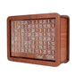 Hucha de madera con bolígrafo marcador