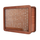 Hucha de madera con bolígrafo marcador