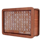 Hucha de madera con bolígrafo marcador
