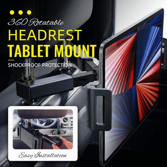 Soporte para tablet en el reposacabezas