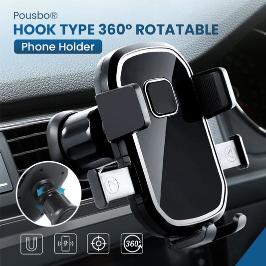 Pousbo® Hook Type Soporte de teléfono giratorio 360